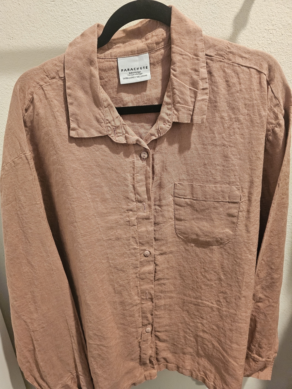 Parachute Men's Button-Down Shirt in Dusty Rose